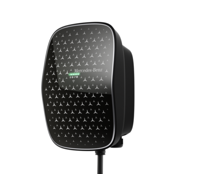 Mercedes-Benz Wallbox mit fest verbundenem Ladekabel, inklusive SIM-Karte, ECE