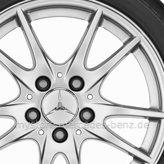 Mercedes-Benz Original Sommer-Komplettrad 5-Doppelspeichen 
