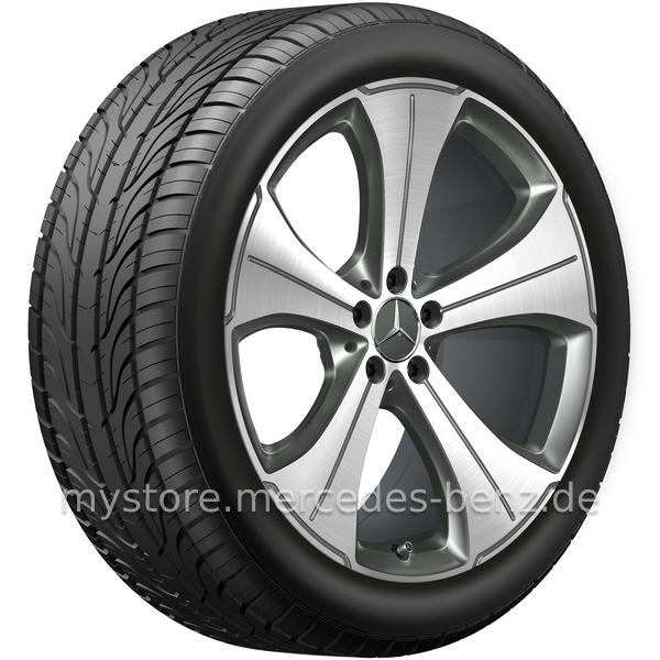 4 Winterräder Mercedes 5-V-Speichen ALU-Designfelgen sale 255/40 R18