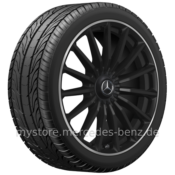 Mercedes-Benz Original Winter-Komplettrad AMG Vielspeichen schwarz 