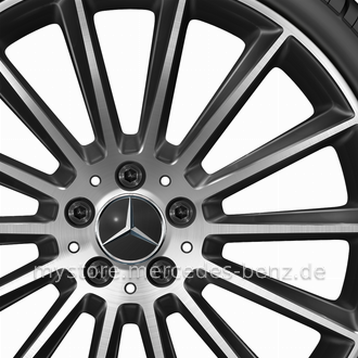 Mercedes-Benz Original Sommer-Komplettrad AMG Vielspeichen schwarz 