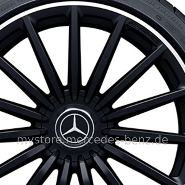 Mercedes-Benz Original Winter-Komplettrad AMG Vielspeichen schwarz 
