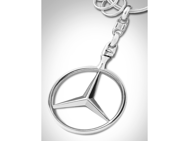 Mercedes schlüsselanhänger Peking leder weiß Mercedes-Benz B66952639