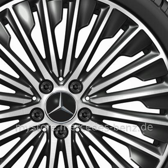 Mercedes-Benz Original Winter-Komplettrad AMG Vielspeichen schwarz 