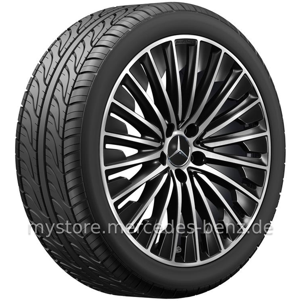Mercedes-Benz Original Winter-Komplettrad AMG Vielspeichen schwarz 