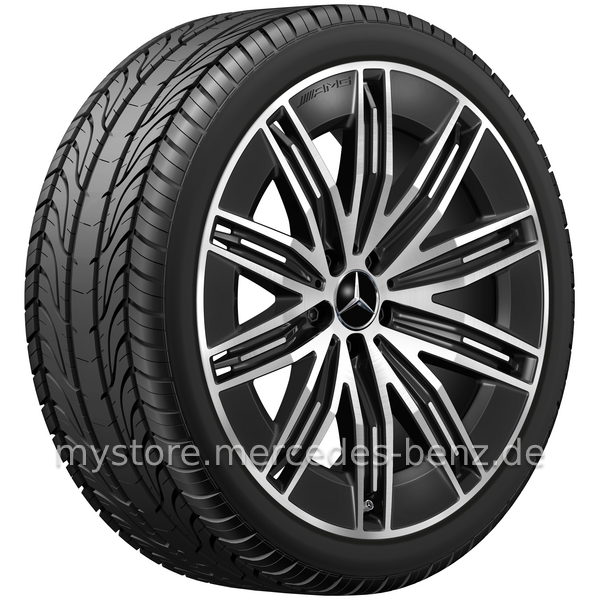 Mercedes-Benz Original Winter-Komplettrad AMG 10-Speichen schwarz 